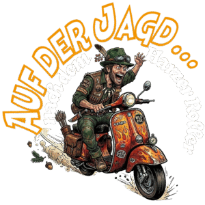 Logo auf der jagd